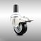 Service Caster 3 Inch 316SS Black Poly Swivel 1-3/8 Inch Expanding Stem Caster Lock Brake SCC SCC-SS316TTLEX20S314-PPUB-BLK-138 - alternate 1